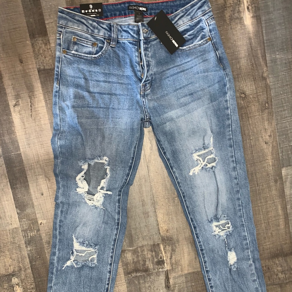 Fashion Nova So Over You Boyfriend Jeans